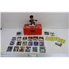 Image 1 : Assorted Hockey Cards, Baseball cards, and Kyle Crnkovic figurine