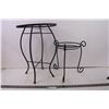 Image 1 : 2 metal plant stands