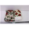Image 1 : Christmas print kitchen apron, oven mitts and tea towels