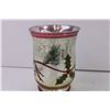 Image 2 : Christmas Decor-vase, collectible tree ornament, fold out snowman