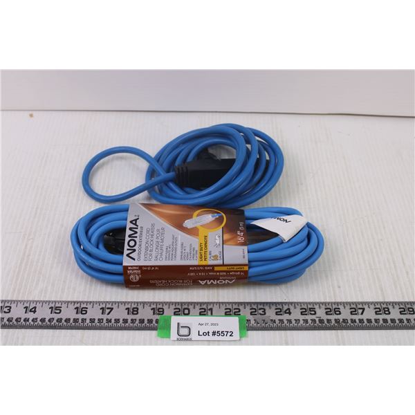 2 outdoor Noma extension cords