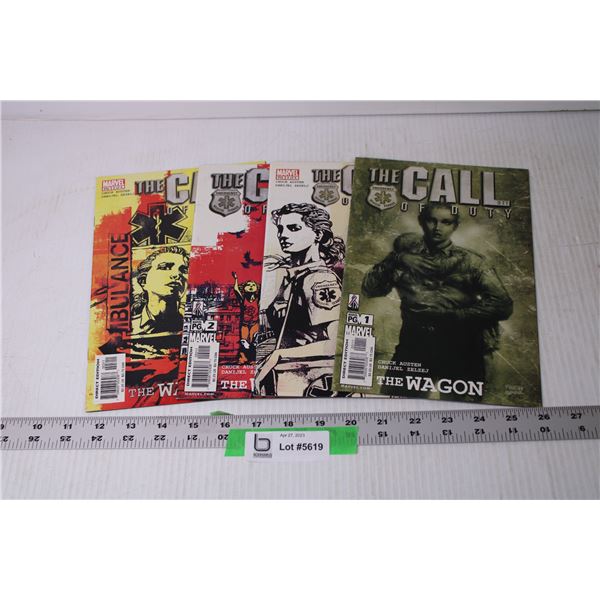 (4) Assorted Marvel Comic Books - The Call of Duty