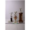 Image 1 : (3) Bowling Trophies