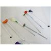 Image 4 : Assorted Glass Stir Sticks - Porcelain Pot