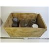 Wooden BC Fruit Box - Vintage Jars & Sealers