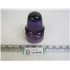 Purple Glass Insulator 1678 (has chips)