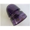 Image 2 : Purple Canadian Pacific.RY.CO Glass Insulator (slight chipping)