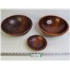 Image 1 : Wooden Bowls - Set of 3