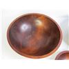 Image 3 : Wooden Bowls - Set of 3