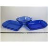 Image 1 : (2) Blue Anchor Bake Ware - Pyrex Glass Bake Ware