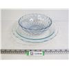 Image 1 : Pyrex Deep Dish Pie Plate - Bubble Glass Bowl