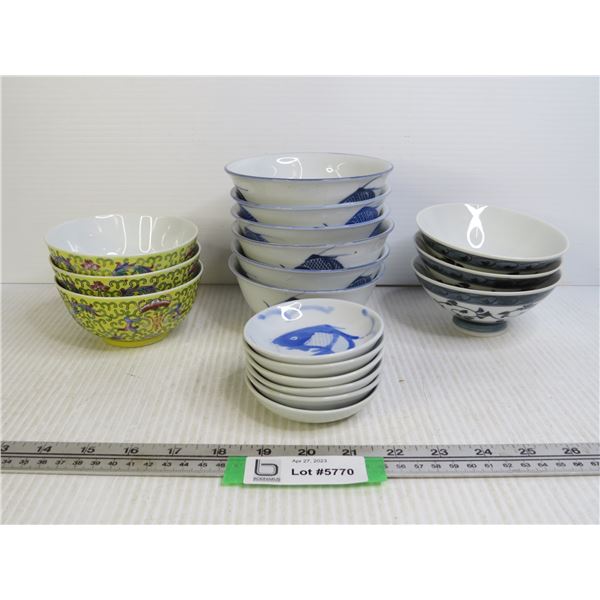 Oriental Soup Bowls/Dishes