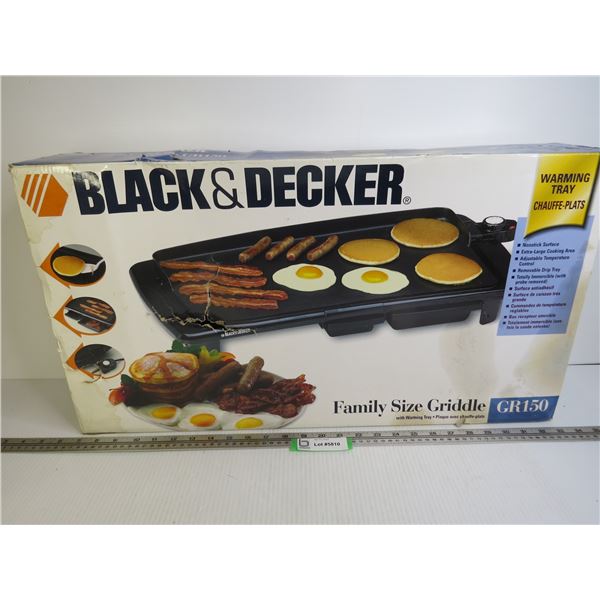 Black & Decker Family Size Griddle