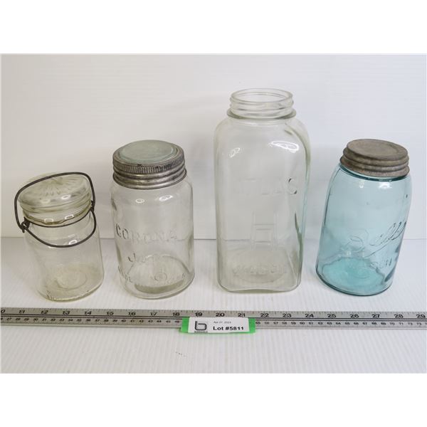 Sealer Jars - Atlas - Bally - Corona - Perfect Seal