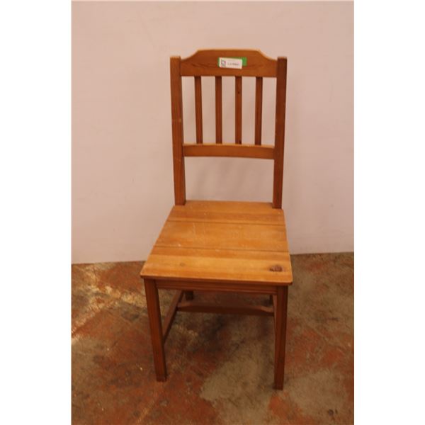 *Wooden Kitchen Chair