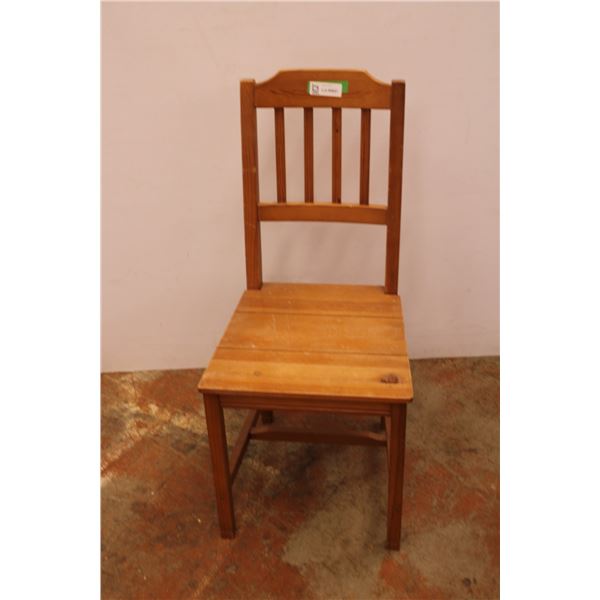 *Wooden Kitchen Chair