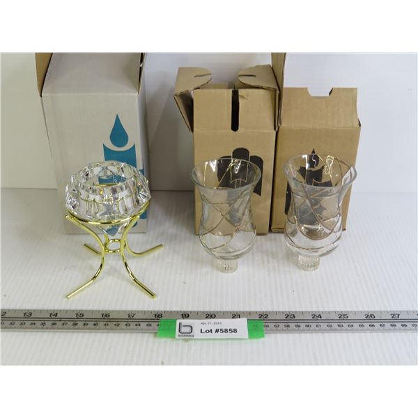 (3) Party Lite Candle Holders (NIB)