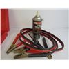 Image 2 : Booster Cables - Flares - Tire Inflator - Assorted Hand Tools - Misc. Items