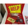 Image 4 : Booster Cables - Flares - Tire Inflator - Assorted Hand Tools - Misc. Items