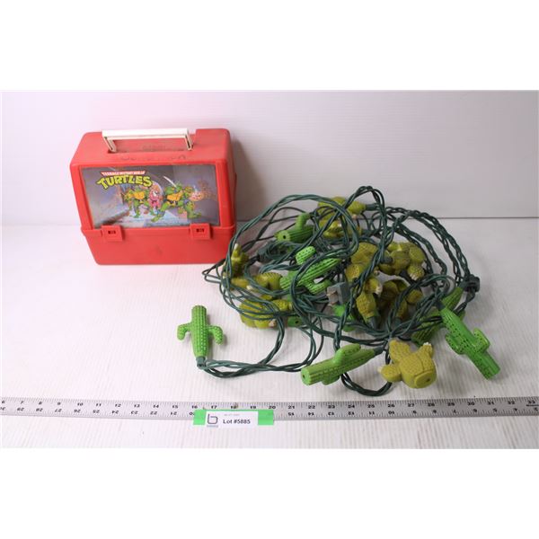 Cactus Hanging Lights and TMNT Lunchbox (Working)