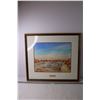 Image 1 : Framed Art of Laurie Link Homestead by R. Odling - 25 1/2" x 22 1/2"