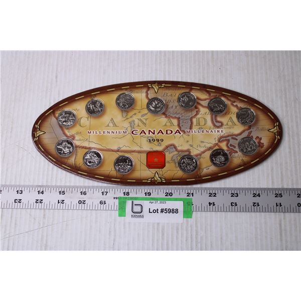 Millennium Canada Coin Collection Set Bodnarus Auctioneering Millennium Canada Coin Collection Set Bodnarus Auctioneering