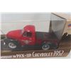 Image 3 : Liberty Classic 1929 Model A Tow Truck Hauling, 1952 Chevy Pickup Die Cast in Box Scale 1:24 