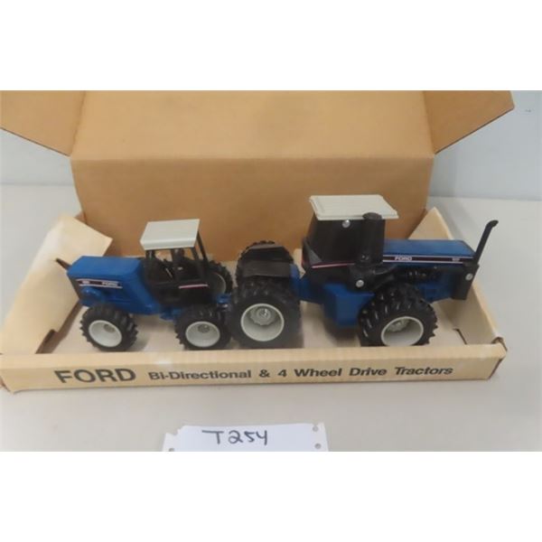 Model Drive Tractor Scale Models Ford Model 846 + 855 Bi Directional and 4 Wheel Drive ...