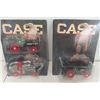 Image 1 : 2 Sale Models 1915 Case Steam Engine with Bonus Thresher Die Cast on Card Scale Not Listed 