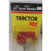 Image 2 : 3 Scale Models Tractors Die Cast on Cards Scale not Listed - John Deere, Cockshutt, Oliver 