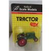 Image 4 : 3 Scale Models Tractors Die Cast on Cards Scale not Listed - John Deere, Cockshutt, Oliver 