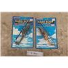 Image 1 : 2 Tootsie Toy Die Cast Helicopters New on Cards - Apache AH 64 A, Super Cobra AH-1 