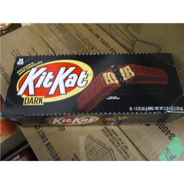 DARK CHOCOLATE KIT KAT BARS (24) PER BOX