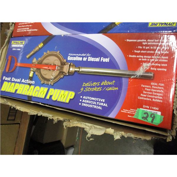 NEW DIESEL & GAS DIAPHRAM PUMP
