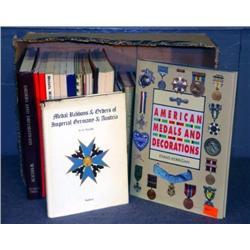 BX LOT BOOKS ON MILITARY MEDALS & DECORATION &