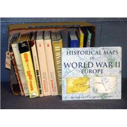 BX LOT OVERSIZED WWII & MILITARY RELATED BOOKS