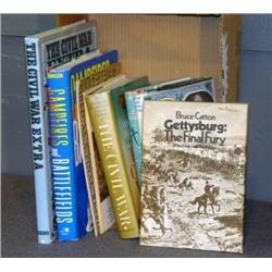 LOT OVERSIZED CIVIL WAR RELATED BOOKS