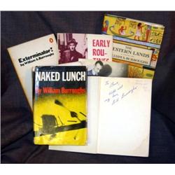 5 VOLS OF WILLIAM BURROUGHS' WORKS INCL 1959 FIRST