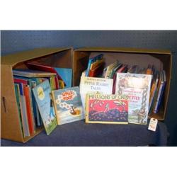 2 BOXES OVERSIZED CHILDREN'S BOOKS