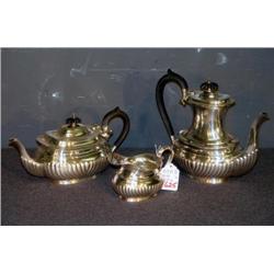 BIRK'S 3 PC STERLING TEA SET