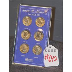 SUSAN B ANTHONY DOLLAR SET