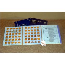 LOT 3 BOOKS OF PENNIES AND NICKELS INCL INDIAN