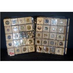 LOT 2 BOOKS OF FOREIGN COINS IN HOLDERS