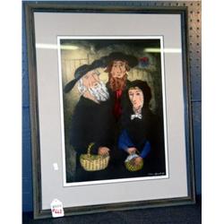 ARTIST PROOF AMISH FAMILY