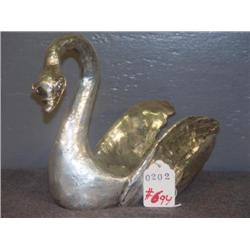 LIM ED METAL SWAN