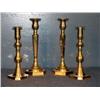 Image 1 : LT 4 BRASS CANDLESTICKS