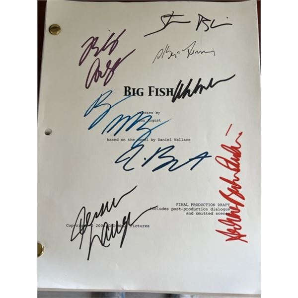 Big Fish Script-Signed by Cast. *Please note this has not been ...