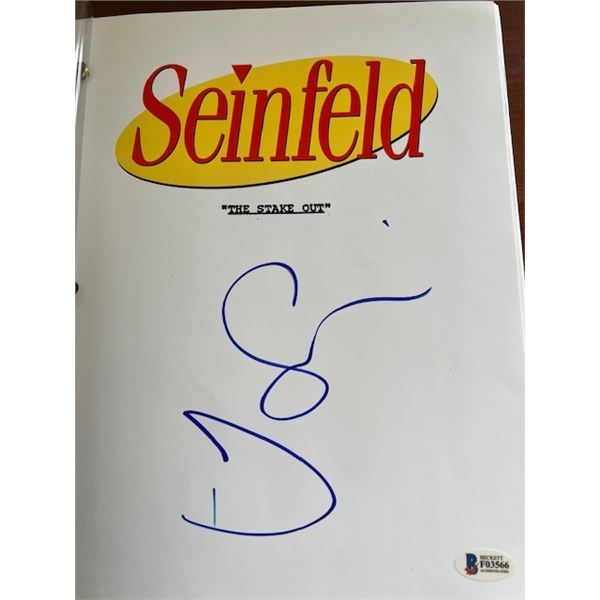 Seinfeld Script-Autographed by Jerry Seinfeld