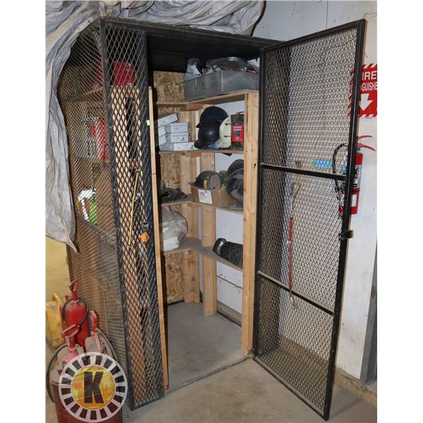 LOCKABLE SAFETY CAGE (CONTENTS NOT INCLUDED)