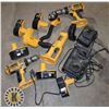 Image 1 : DEWALT CORDLESS TOOL SET WITH CHARGERS +